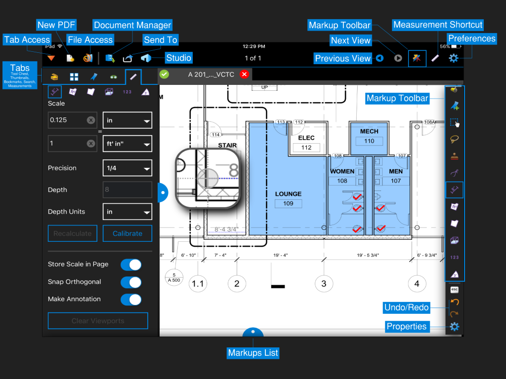 best construction software for architects. Bluebeam Revu makes PDF markup and measurement easier for architects and contractors.